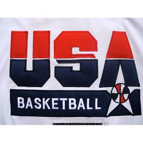 Camiseta USA 1992 Kevin Durant #5 Blanco